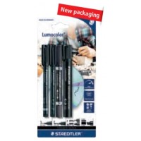 BLISTER 4 LUMOCOLOR PERMANENT 60 BK, SURTIDO STAEDTLER 60 BK (Espera 4 dias) en Huesoi